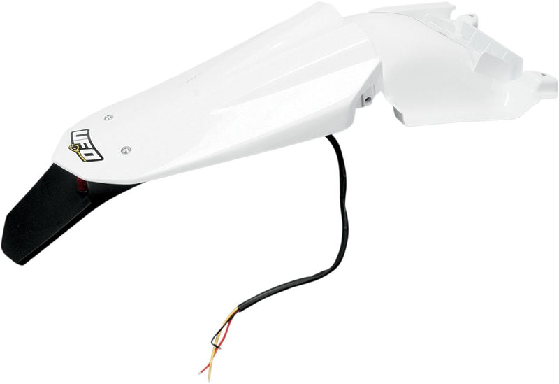 Enduro Rear Fender With LED Light White For Husqvarna TC 250 2008-2012