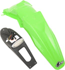 Enduro Rear Fender With LED Light KX Green