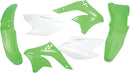Complete Body Kit Green / White For Kawasaki KX 250 F 2007