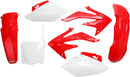 Full Body Replacement Plastic Kit OEM / Red / White For Honda CRF 450 R 2008