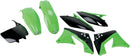 Full Body Replacement Plastic Kit Black / Green / OEM For Kawasaki KX 250 F 2011-2012