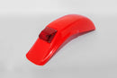 Universal Vintage Rear Fenders With Tail Light 83-93 Red