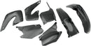 Full Body Replacement Plastic Kit Black For Honda CR 125 R 2000-2001