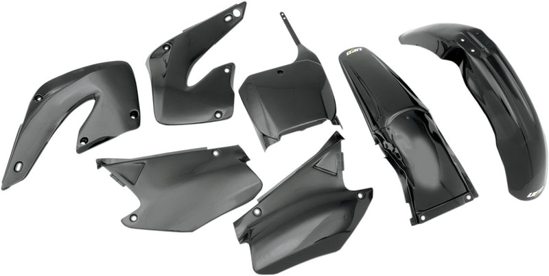 Full Body Replacement Plastic Kit Black For Honda CR 125 R 2000-2001