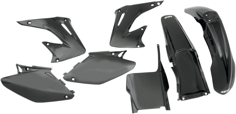 Full Body Replacement Plastic Kit Black For Honda CR 125 R 2005-2007