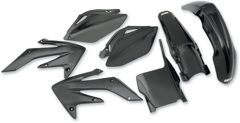 Full Body Replacement Plastic Kit Black For Honda CRF 250 R 2006-2007