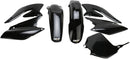 Full Body Replacement Plastic Kit Black For Suzuki RM-Z 250 2004-2005
