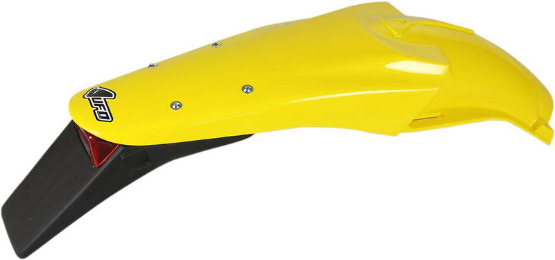 Rear Fender With Light Black / Yellow