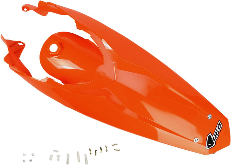 Enduro Rear Fender With LED Light KTM Orange