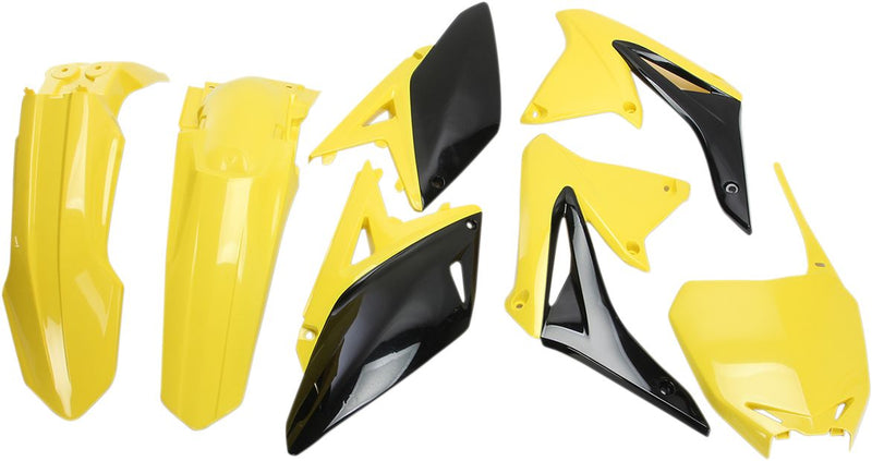 Full Body Replacement Plastic Kit Black / Yellow For Suzuki RM-Z 250 2019