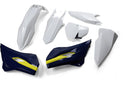 Complete Plastic Body Kit Blue / OEM White / Yellow