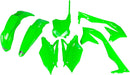 Full Body Replacement Plastic Kit Fluo Green For Kawasaki KX 250 F 2017