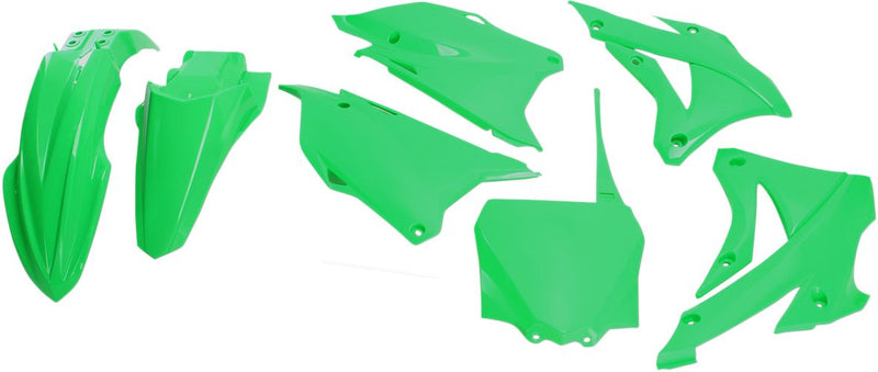 Full Body Replacement Plastic Kit Fluo Green For Kawasaki KX 85 I 17/14 2013