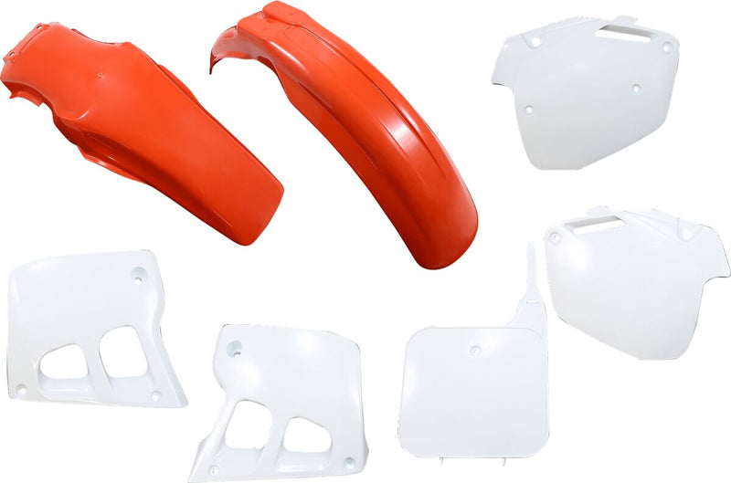 Replacement Plastic Body Kit OEM / Red / White For Honda CR 125 R 1991-1992