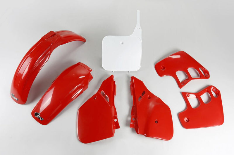 Body Kit Red / White For Honda CR 250 R 1988-1989