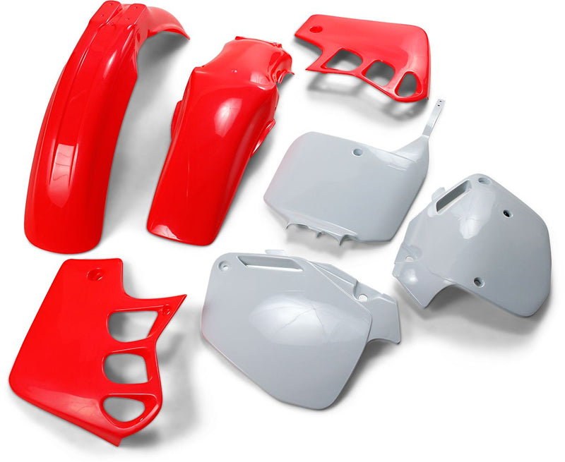 Full Body Replacement Plastic Kit Red / White For Honda CR 500 R 1995-2000