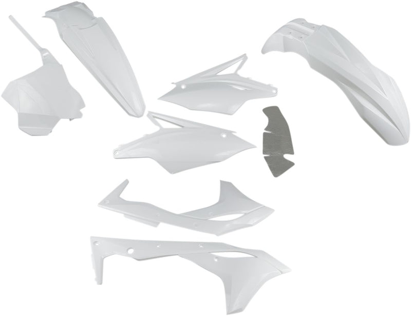 Full Body Replacement Plastic Kit White For Kawasaki KX 250 F 2019-2020