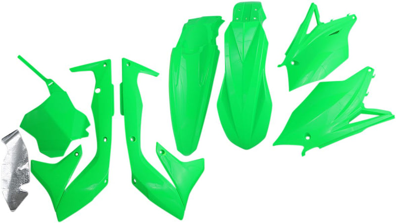 Full Body Replacement Plastic Kit Fluo Green For Kawasaki KX 450 F 2018