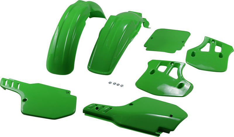 Full Body Replacement Plastic Kit KX Green For Kawasaki KX 250 1988