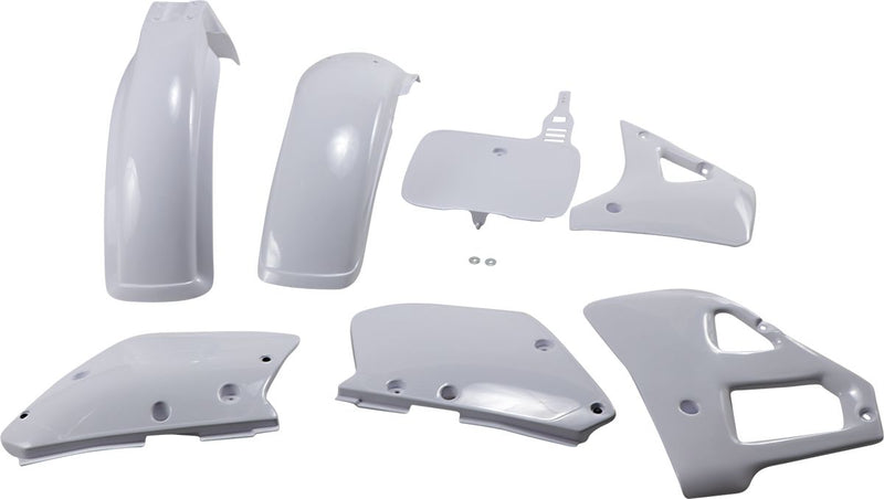 Full Body Replacement Plastic Kit OEM / White For Yamaha YZ 125 1989