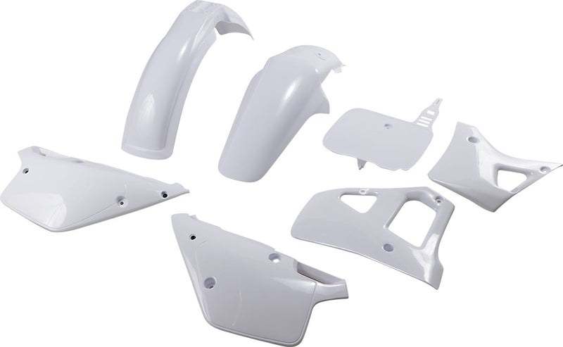 Full Body Replacement Plastic Kit OEM / White For Yamaha YZ 125 1991