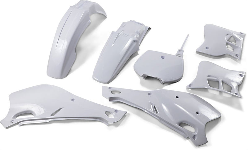 Full Body Replacement Plastic Kit OEM / White For Yamaha YZ 125 1993