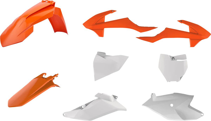 Complete OEM MX Body Kit Orange / White