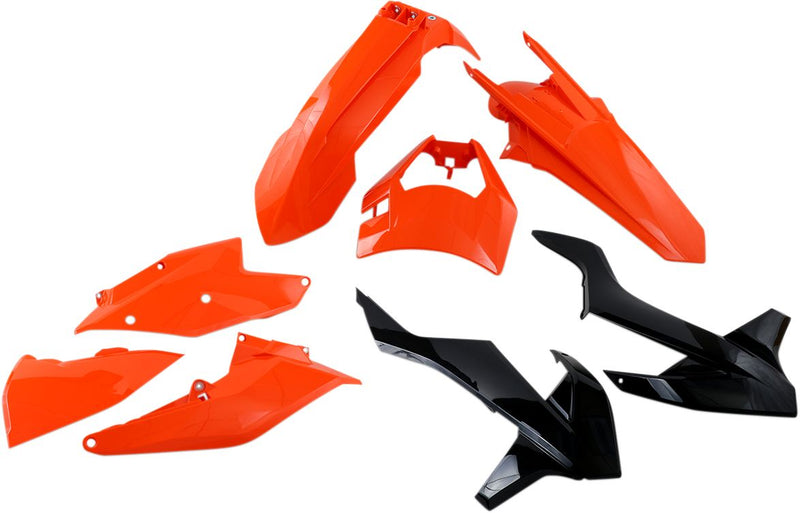 Full Body Replacement Plastic Kit Black / Orange