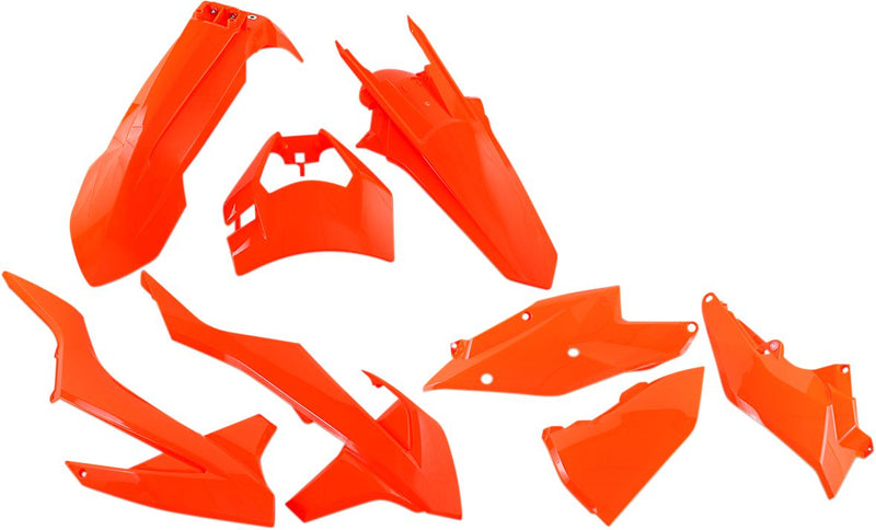 Full Body Replacement Plastic Kit Fluo Orange For KTM EXC 250 2017