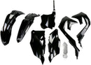 Full Body Replacement Plastic Kit Black For Kawasaki KX 250 2021-2022