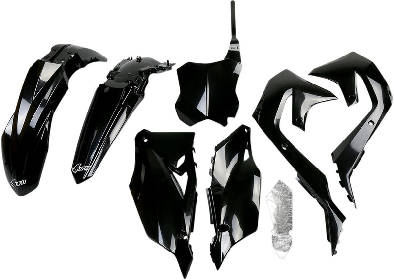 Full Body Replacement Plastic Kit Black For Kawasaki KX 250 2021-2022