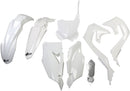 Full Body Replacement Plastic Kit White For Kawasaki KX 250 2021-2022