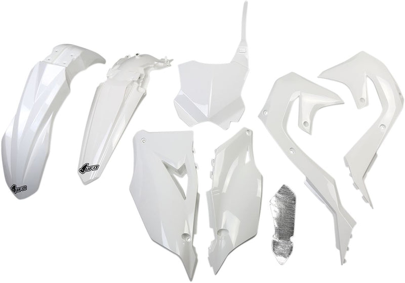 Full Body Replacement Plastic Kit White For Kawasaki KX 250 2021-2022