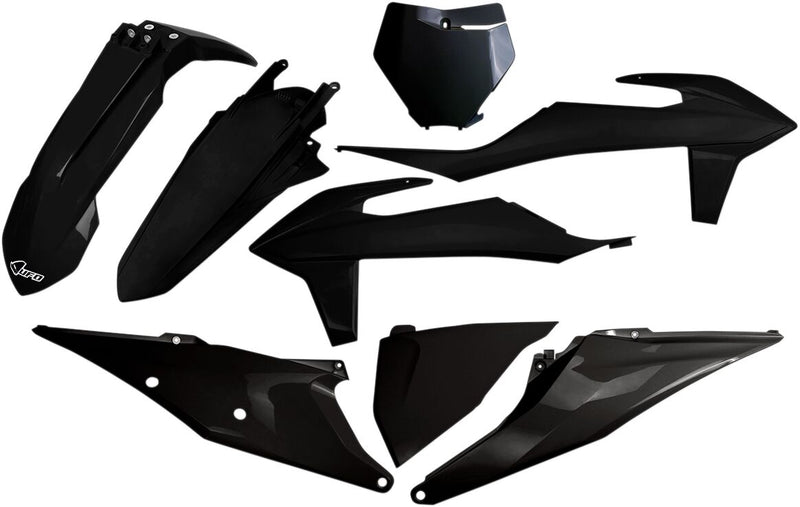 Full Body Replacement Plastic Kit Black For KTM SX 125 2019-2022