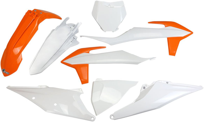 Full Body Replacement Plastic Kit Orange / White For KTM SX 125 2019-2022