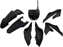 Full Body Replacement Plastic Kit Black For Yamaha YZ 65 2018-2023