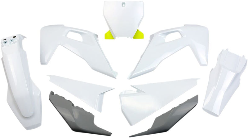 Replacement Plastic Body Kit Grey / White / Yellow
