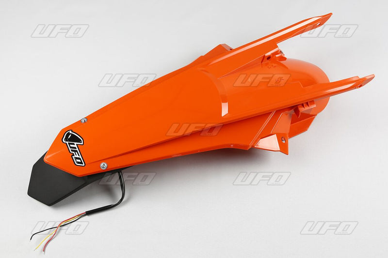 Rear Fender With Light Black / Orange For KTM EXC 250 2017