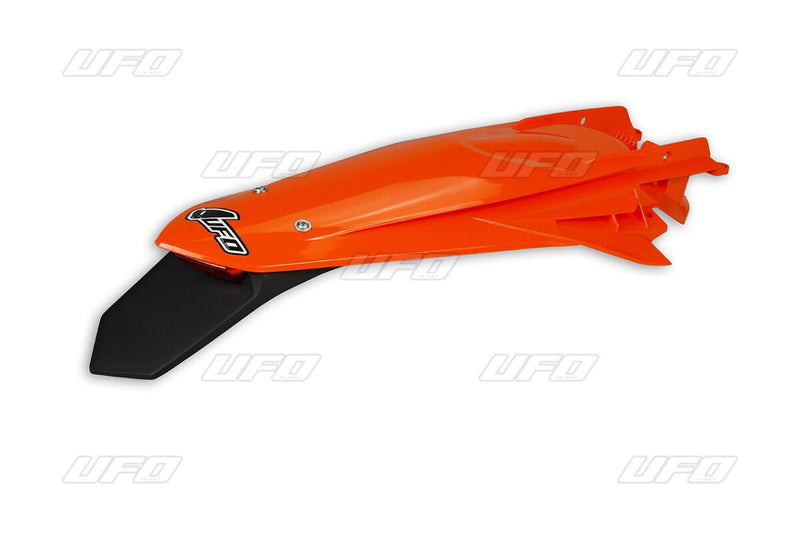 Rear Fender With Light Black / Orange For KTM EXC 150 TPI 2020-2023