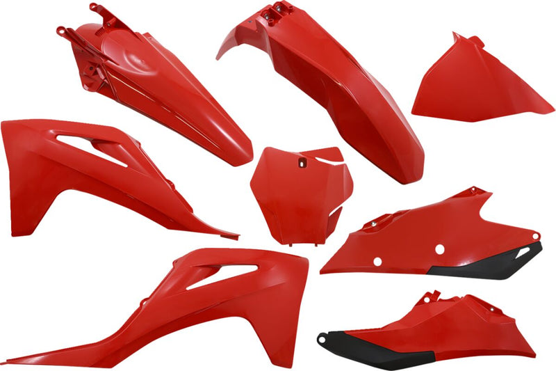 Full Body Replacement Plastic Kit Black / OEM / Red