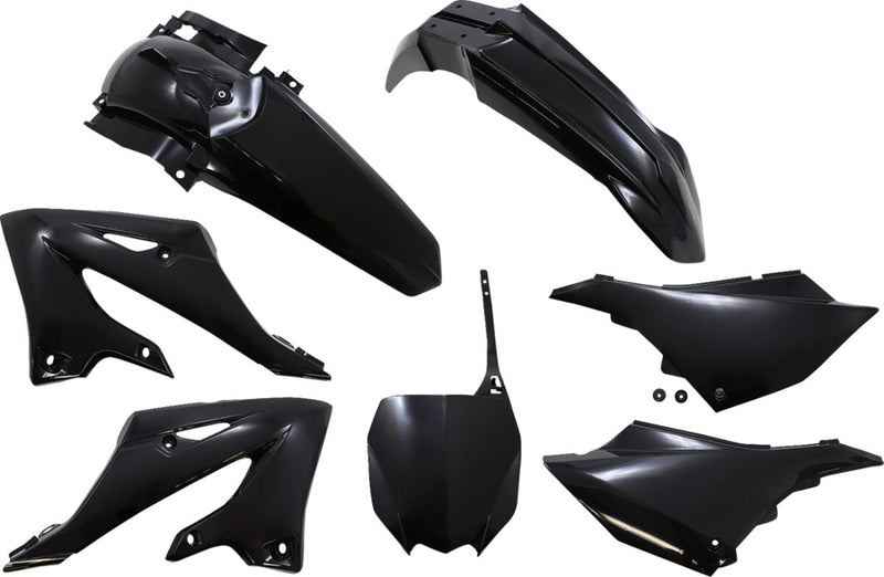 Replacement Plastic Body Kit Black For Yamaha YZ 125 2022-2023