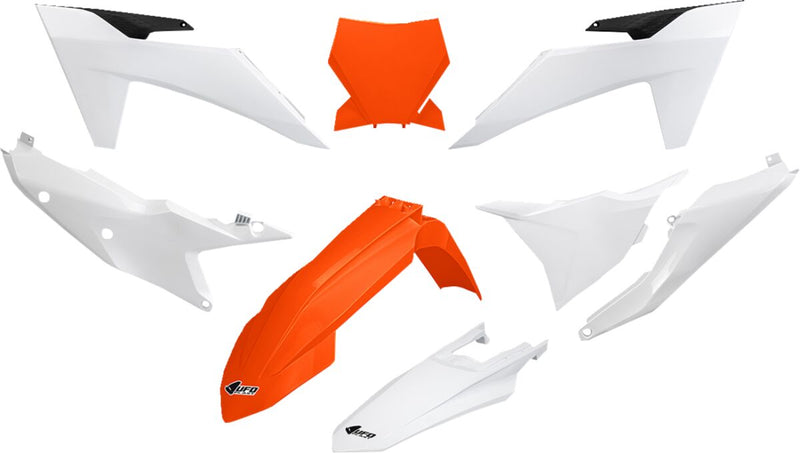 Full Body Replacement Plastic Kit OEM / Orange / White For KTM SX 125 2023