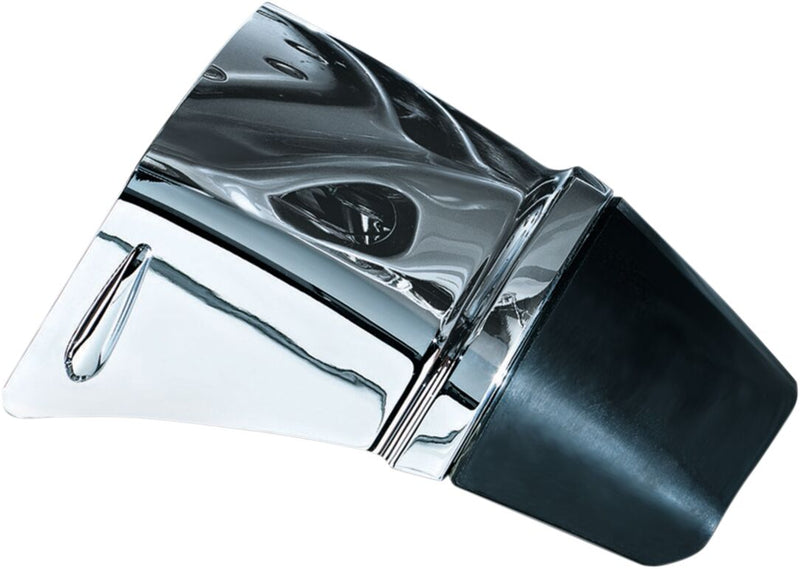 Front Fender Extension Black / Chrome