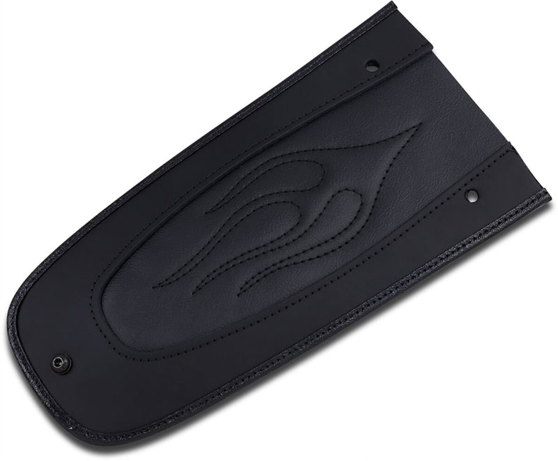 Fender Protector Fender Skins Rear Flame Stitch Vinyl Black For Harley Davidson FLHR 1340 1997-1998