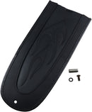 Fender Protector Fender Skins Rear Flame Stitch Vinyl Black For Harley Davidson FLST 1450 2006