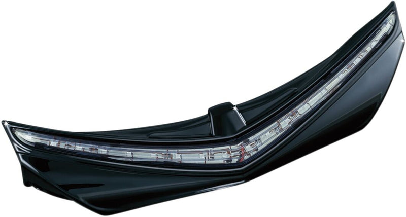 LED Rear Fender Tip With Smoke Lens Black