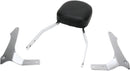 Short Square Sissy Bar Chrome With Pad For Yamaha XV 1900 2006-2007