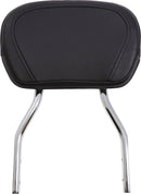 Short Round Sissy Bar Chrome With Pad For Honda VTX 1300 C 2004-2006