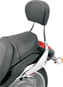 Short Round Sissy Bar Chrome With Pad For Yamaha XV 1600 A 1999-2003