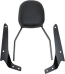 Standard Square Sissy Bar Black With Pad